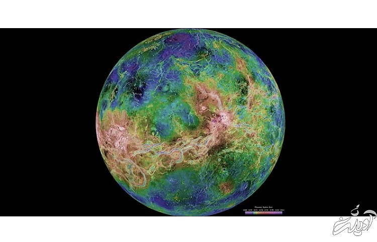 انتشار اولین تصاویر از سطح شگفت انگیز سیاره زهره